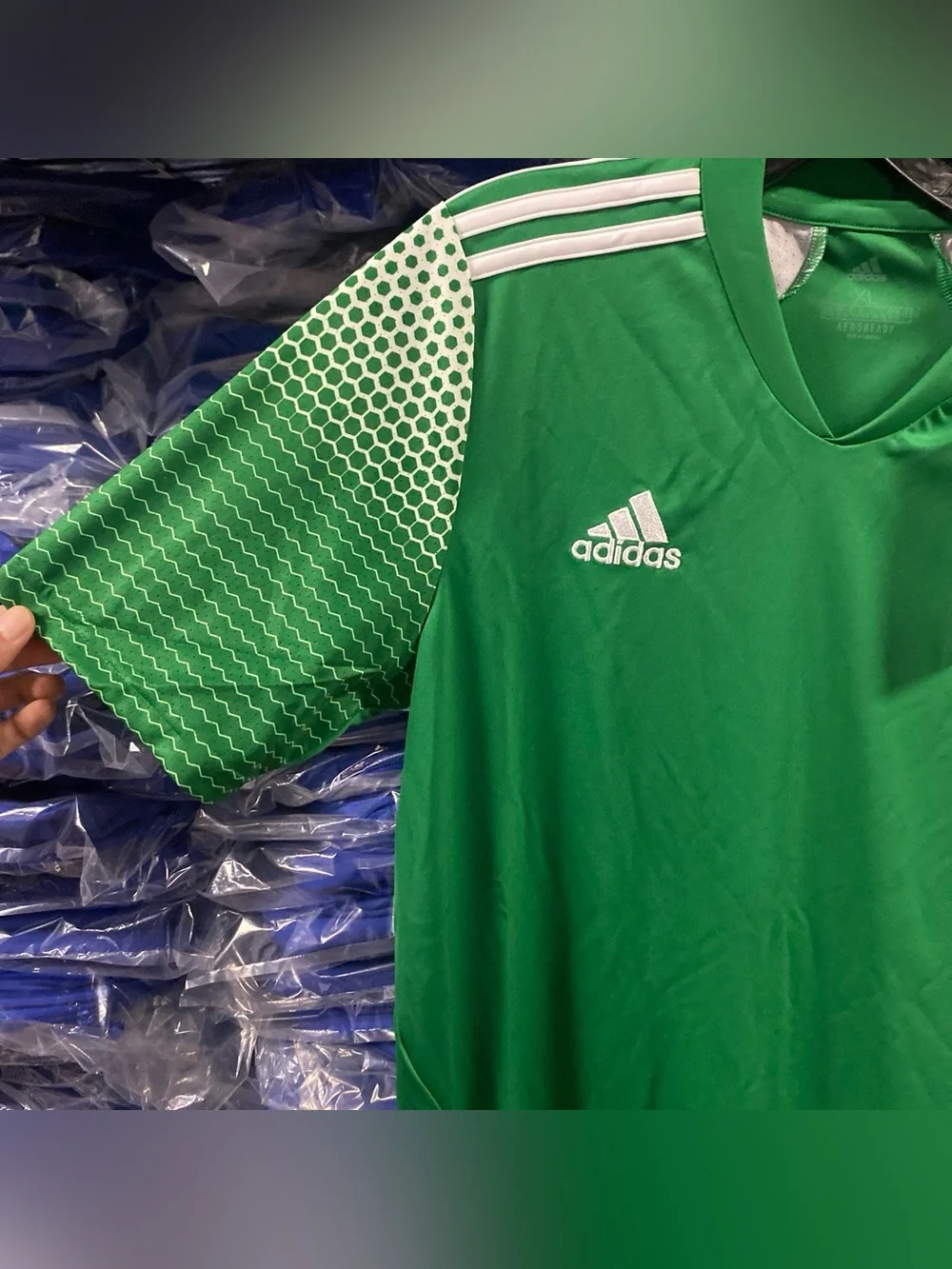 Adidas Regista 20 Soccer Jersey NWT Kids XL Green/White Aeroready FI4567